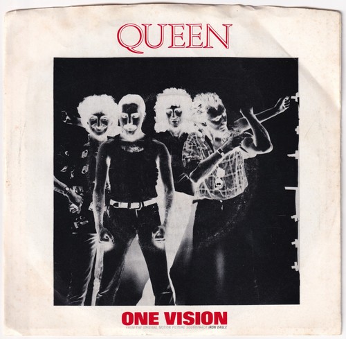 Queen one vision vinyl 1985 - queen,