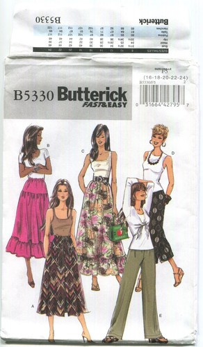 Gonna pantaloni butterick - gonna, e
